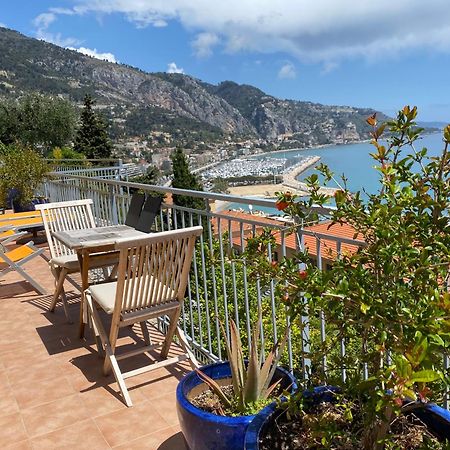 Villa L'Ensoleillee Vue Panoramique Mer, 250 M De La Plage Et Du Centre Ville Menton Eksteriør bilde