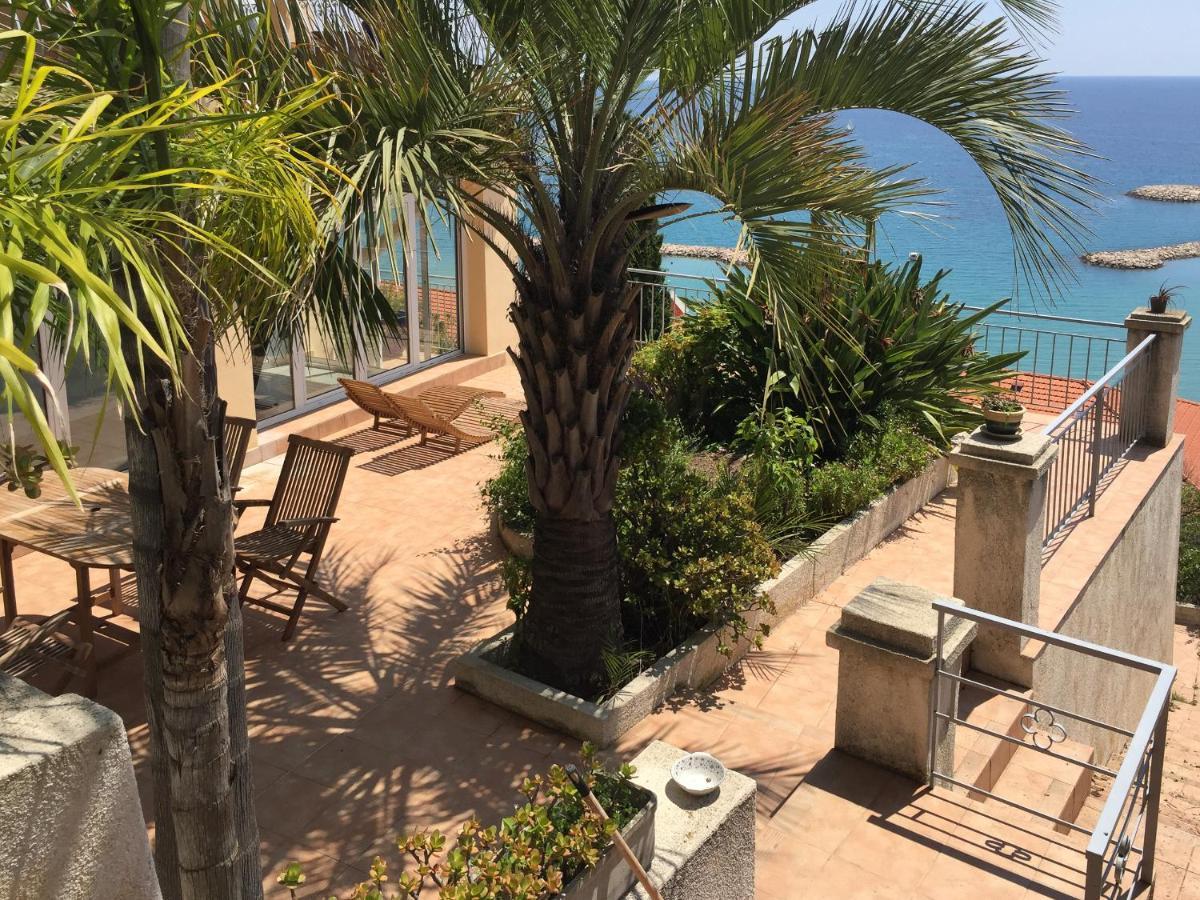 Villa L'Ensoleillee Vue Panoramique Mer, 250 M De La Plage Et Du Centre Ville Menton Eksteriør bilde