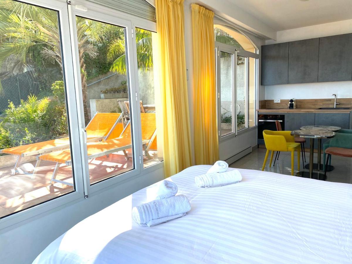 Villa L'Ensoleillee Vue Panoramique Mer, 250 M De La Plage Et Du Centre Ville Menton Eksteriør bilde