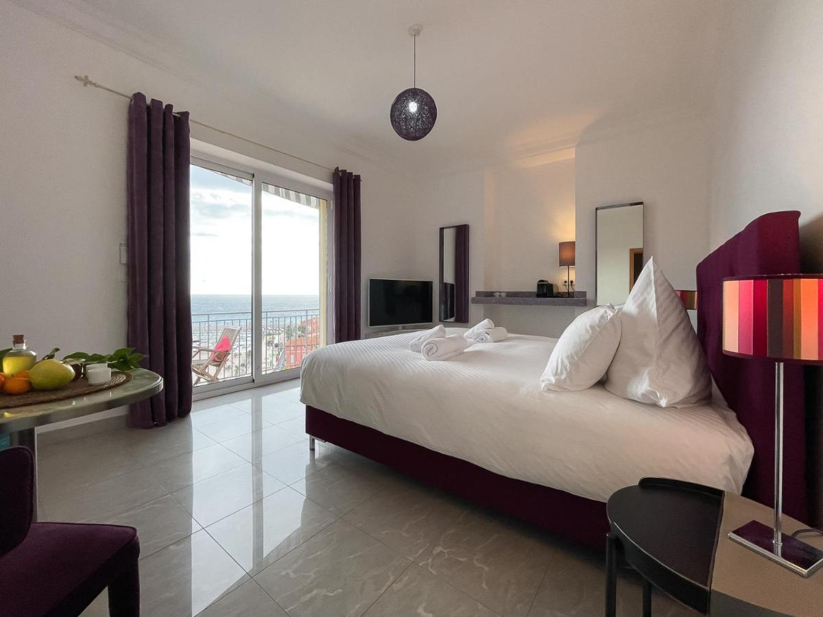 Villa L'Ensoleillee Vue Panoramique Mer, 250 M De La Plage Et Du Centre Ville Menton Eksteriør bilde