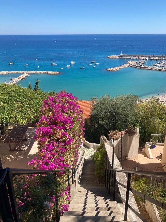 Villa L'Ensoleillee Vue Panoramique Mer, 250 M De La Plage Et Du Centre Ville Menton Eksteriør bilde
