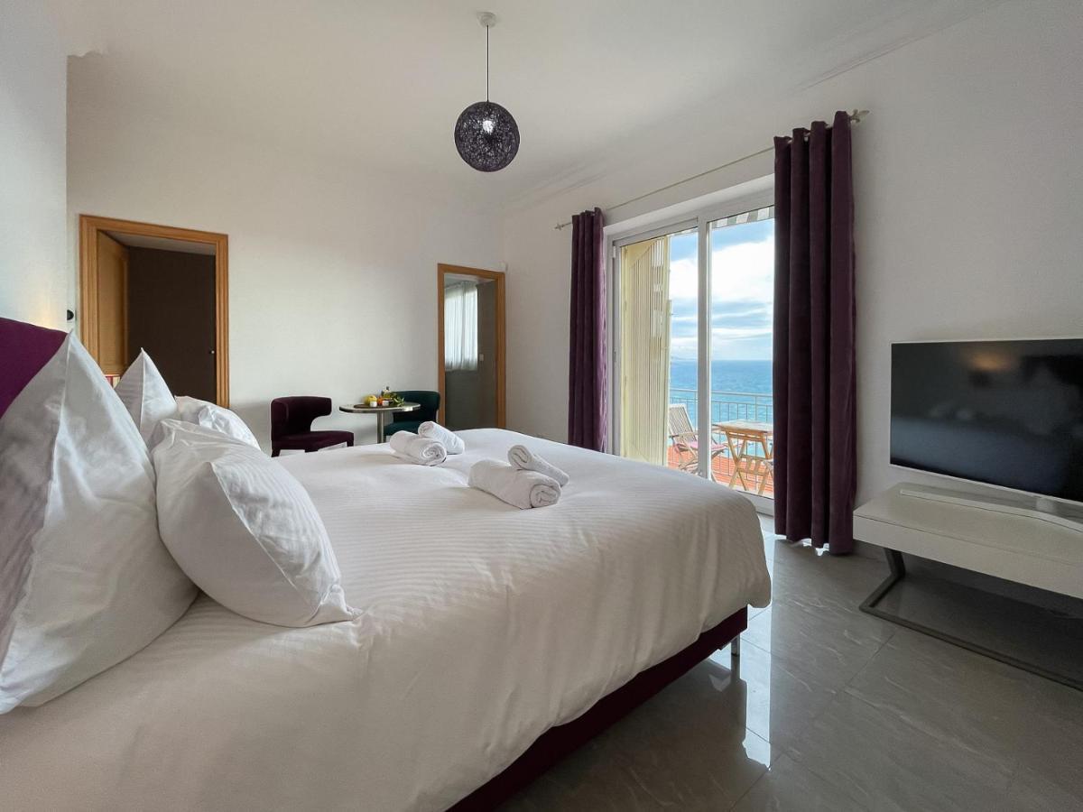 Villa L'Ensoleillee Vue Panoramique Mer, 250 M De La Plage Et Du Centre Ville Menton Eksteriør bilde