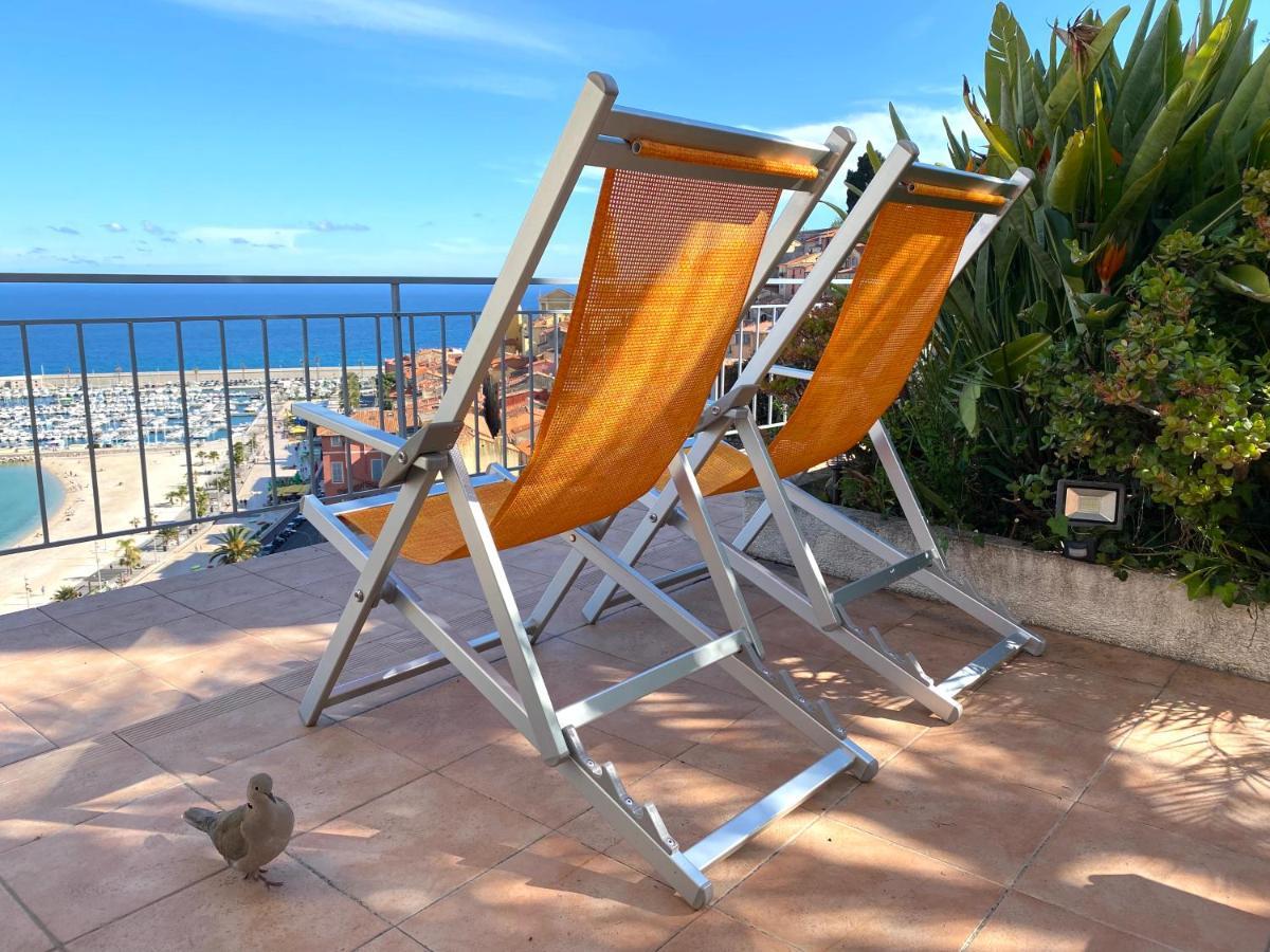 Villa L'Ensoleillee Vue Panoramique Mer, 250 M De La Plage Et Du Centre Ville Menton Eksteriør bilde