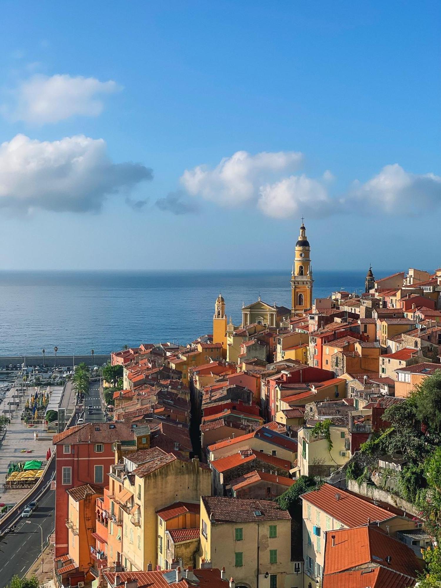 Villa L'Ensoleillee Vue Panoramique Mer, 250 M De La Plage Et Du Centre Ville Menton Eksteriør bilde
